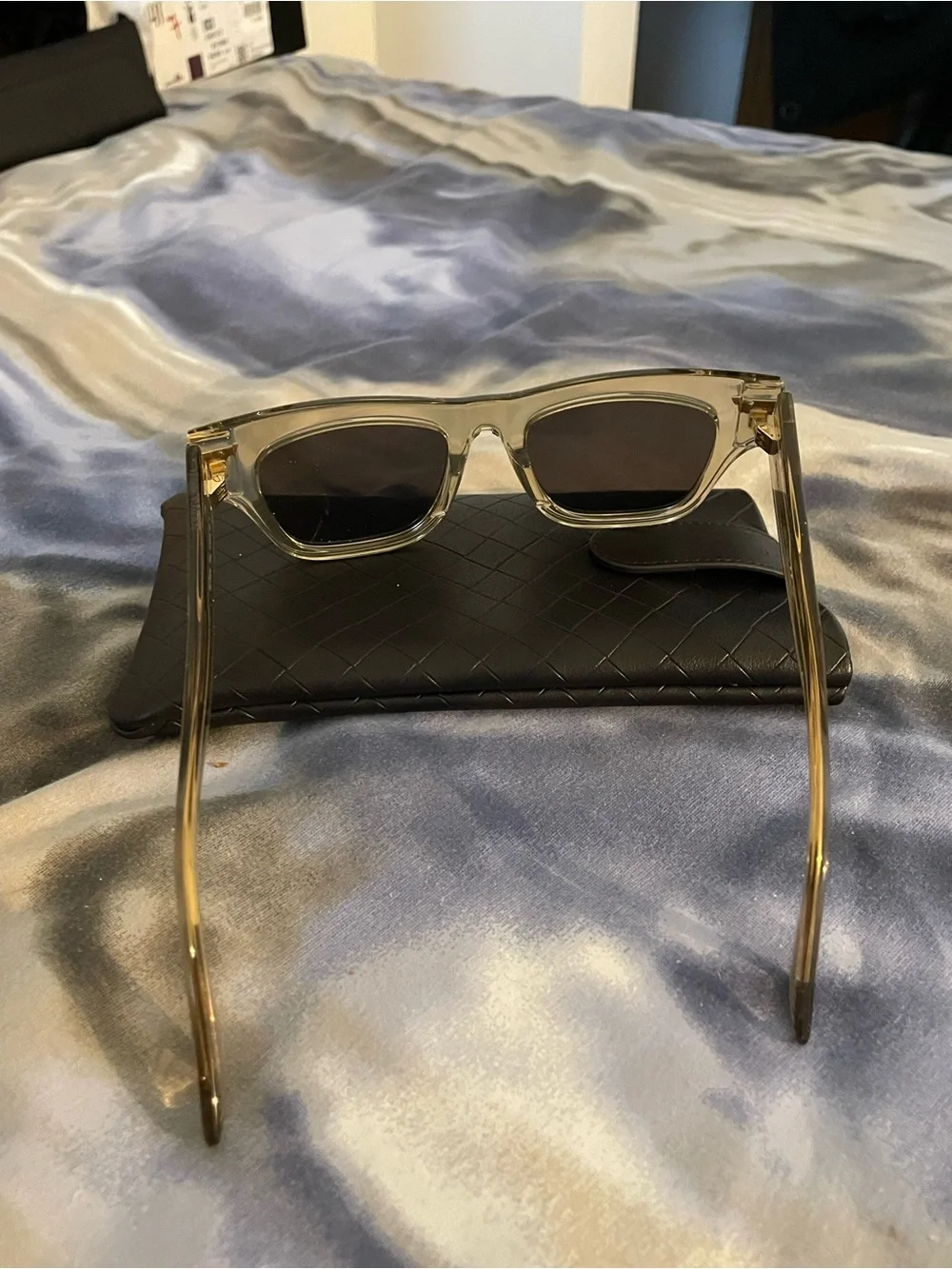 Bottega Veneta Transparent Sunglasses
